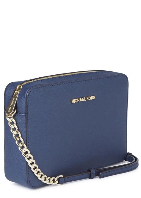 michael kors jet set purse blue|Michael Kors jet set crossbody.